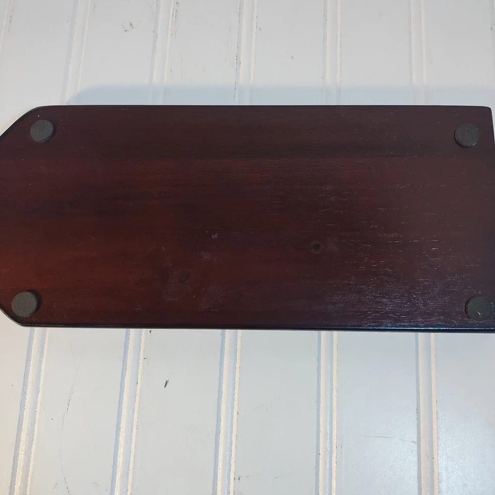 Serving Board Country Side Villa Grapes Wood Tempered Glass Cutting Wall Hanging